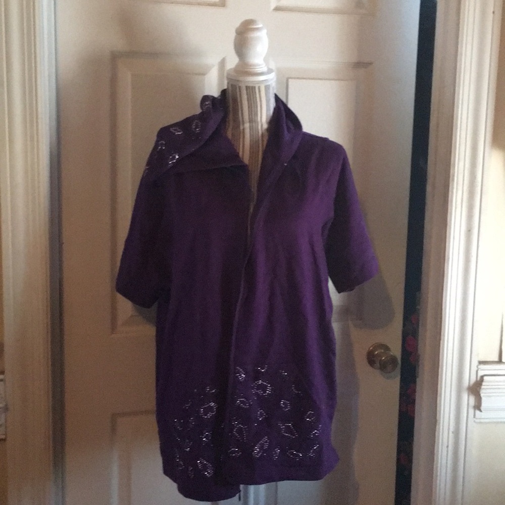 Purple hoodie